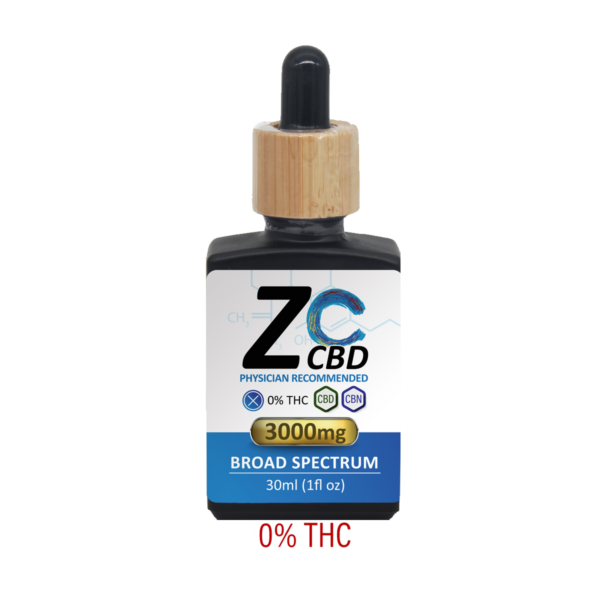 Zo CBD Broad Spectrum 3000mg - Resale - Qty 10