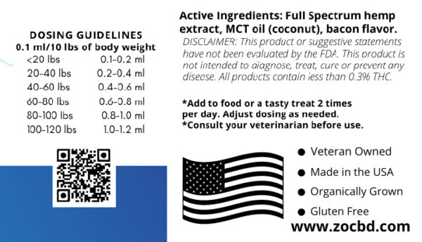 Full-Spectrum 1500mg -  For Pets - Image 2